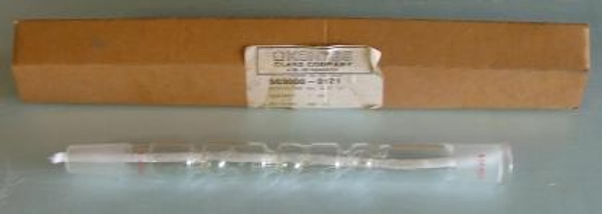 Used KONTES GLASS COMPANY: DISTILLING COLUMN SIZE 121 03.15.99 REV H TS 24/40 TS24/40