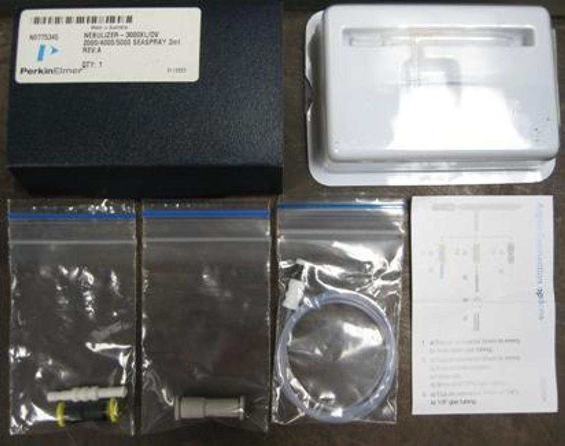 Used PERKIN ELMER NEBULIZER-3000XL/DV 2000/4000/5000 SEA SPRAY 2 ML REV: A