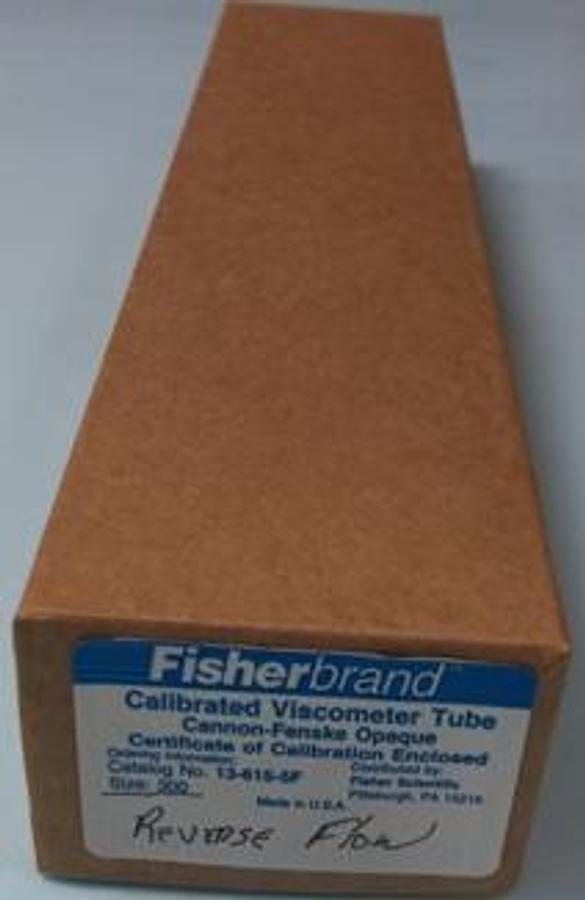 Used CANNON FISHER BRAND CALIBRATED VISCOMETER TUBE