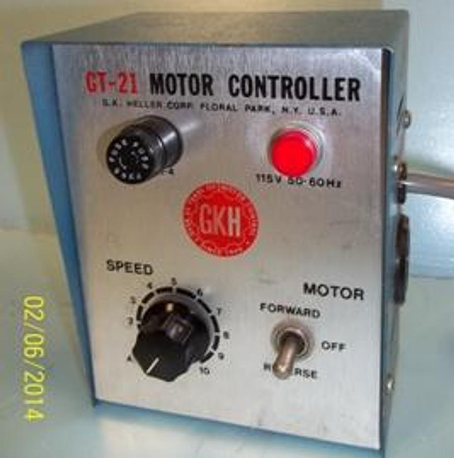 Used QTY. 3. GLAS-COL G.K. HELLER CORP. GT-21 MOTOR CONTROLLER MOD: GT21CZ2