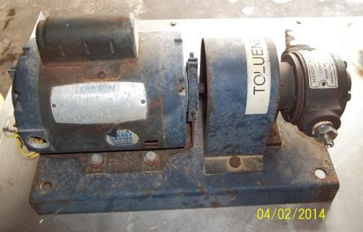 Used HAIGHT PUMP DIV BAKER MFG CO EVANSVILLE WI POSITIVE DISPLACEMENT PUMP MODEL# 3D