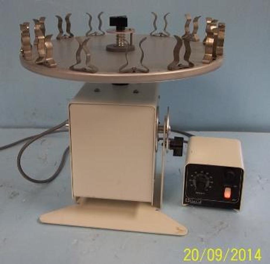 Used QTY. 1. GLAS-COL VARIABLE SPEED TEST TUBE ROTATOR CAT. NO. 099A
