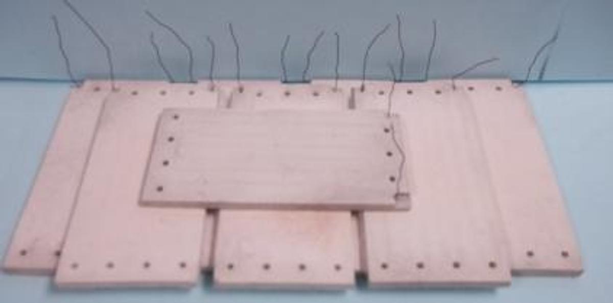 Used THERMO SCIENTIFIC HEATING ELEMENTS 10" X 5" X ½".