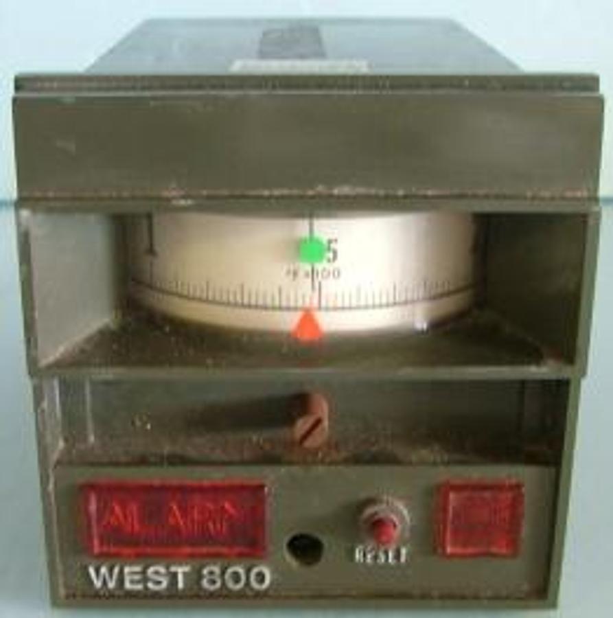 Used QTY. 1. WEST 800: TEMP METER WITH ALARM