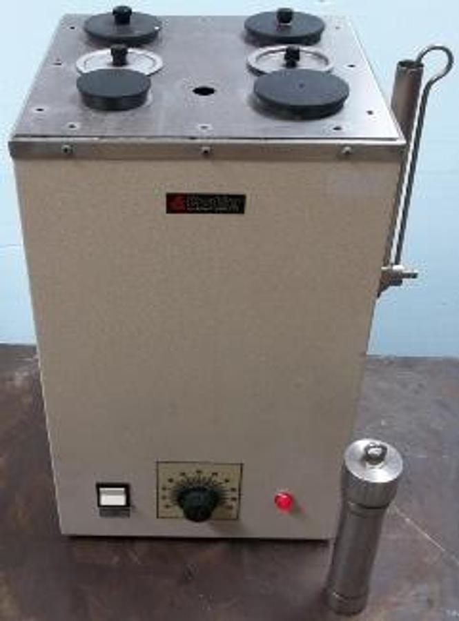 Used KOEHLER INSTRUMENT K-25510 6 PLACE COPPER STRIP CORROSION TEST BOMB BATH