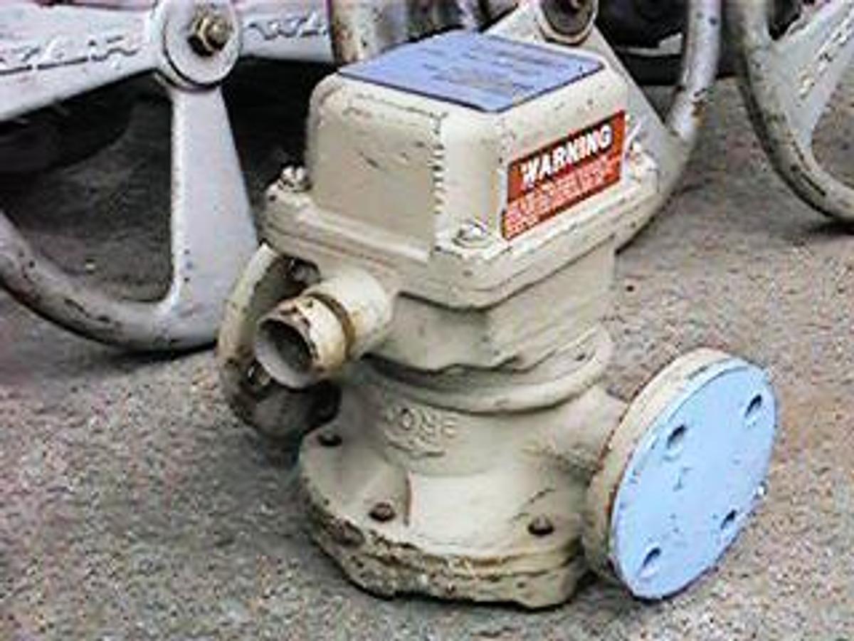 Used BROOKS EMERSON OVAL GEAR METER