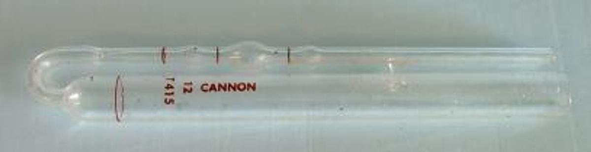 Used CANNON: 12 T415 GLASSWARE FOR VISCOMETER