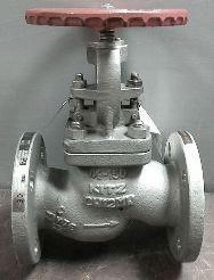 Used KITZ 1 ½" 150 CW12MW HASTELLOY C RAISED FACE FLANGED GLOBE VALVE