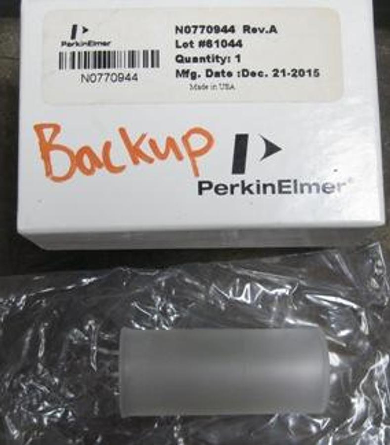 Used QTY. 1. PERKIN ELMER TUBE ASSY-NGO DV RADIAL WINDOW