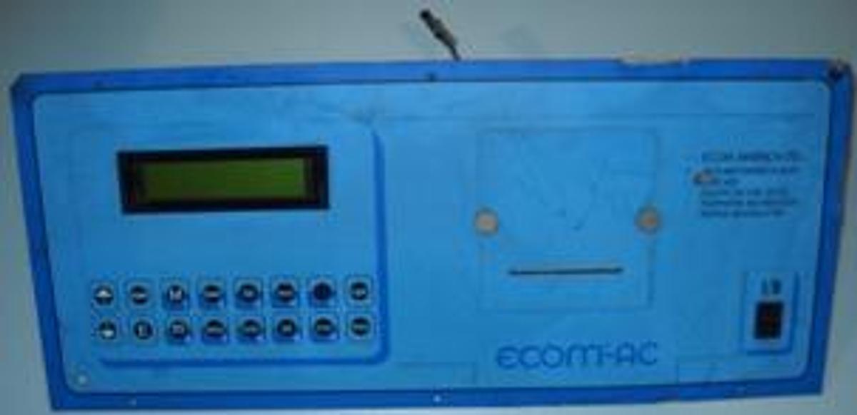 Used QTY. 1. ECOM-AC ECOM AMERICA LTD. DISPLAY CONTROL PANEL WITH PRINTER INSIDE
