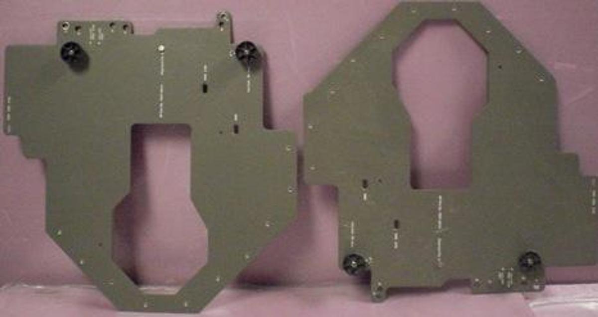 Used HEWLETT PACKARD TRAY BRACKETS USED FOR 5890