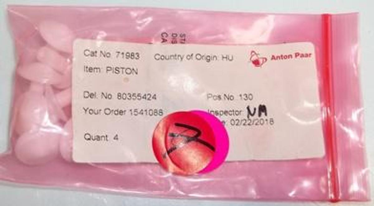 Used QTY. 7. ANTON PAAR PISTON MT: 71983