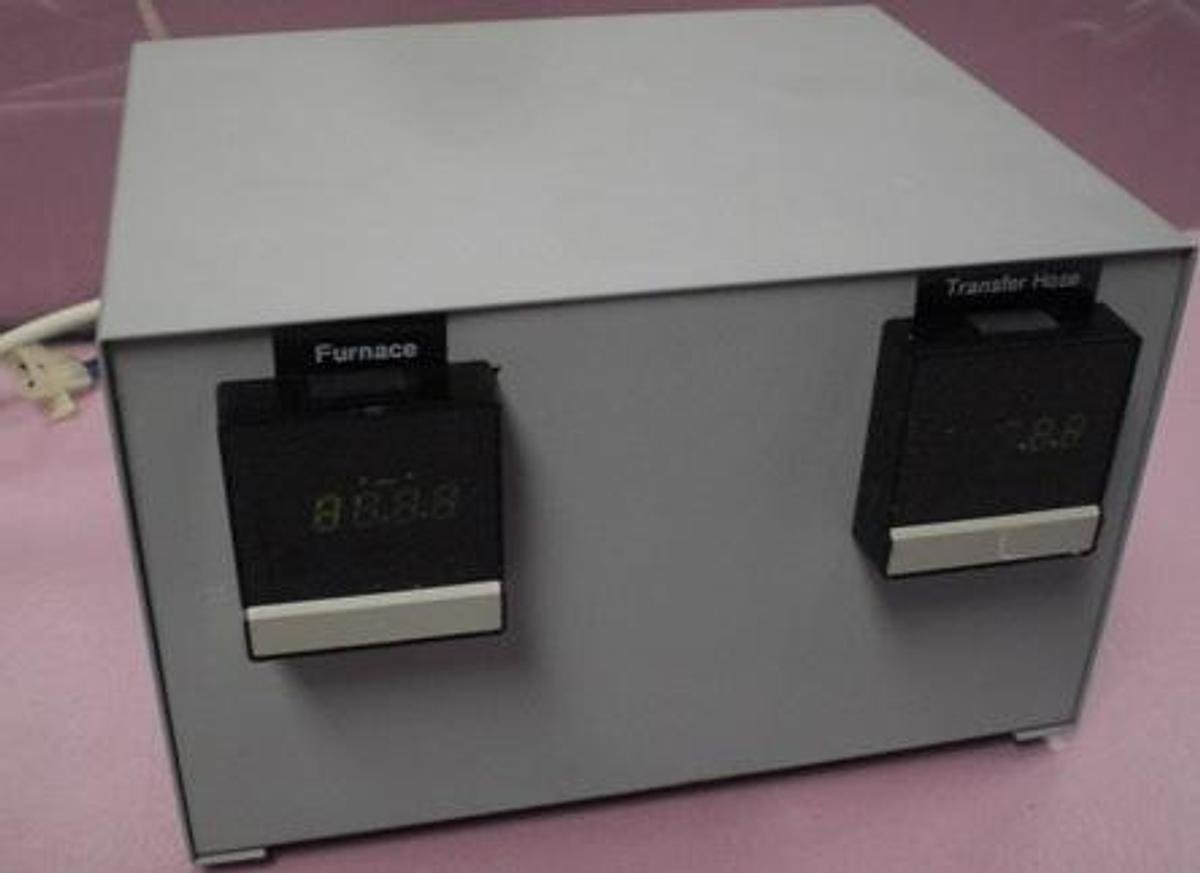Used QTY. 1. RT INSTRUMENTS DUAL TEMPERATURE CONTROLLER FOR FURNACE AND TRANSFER LINE. MODEL: HTD-350