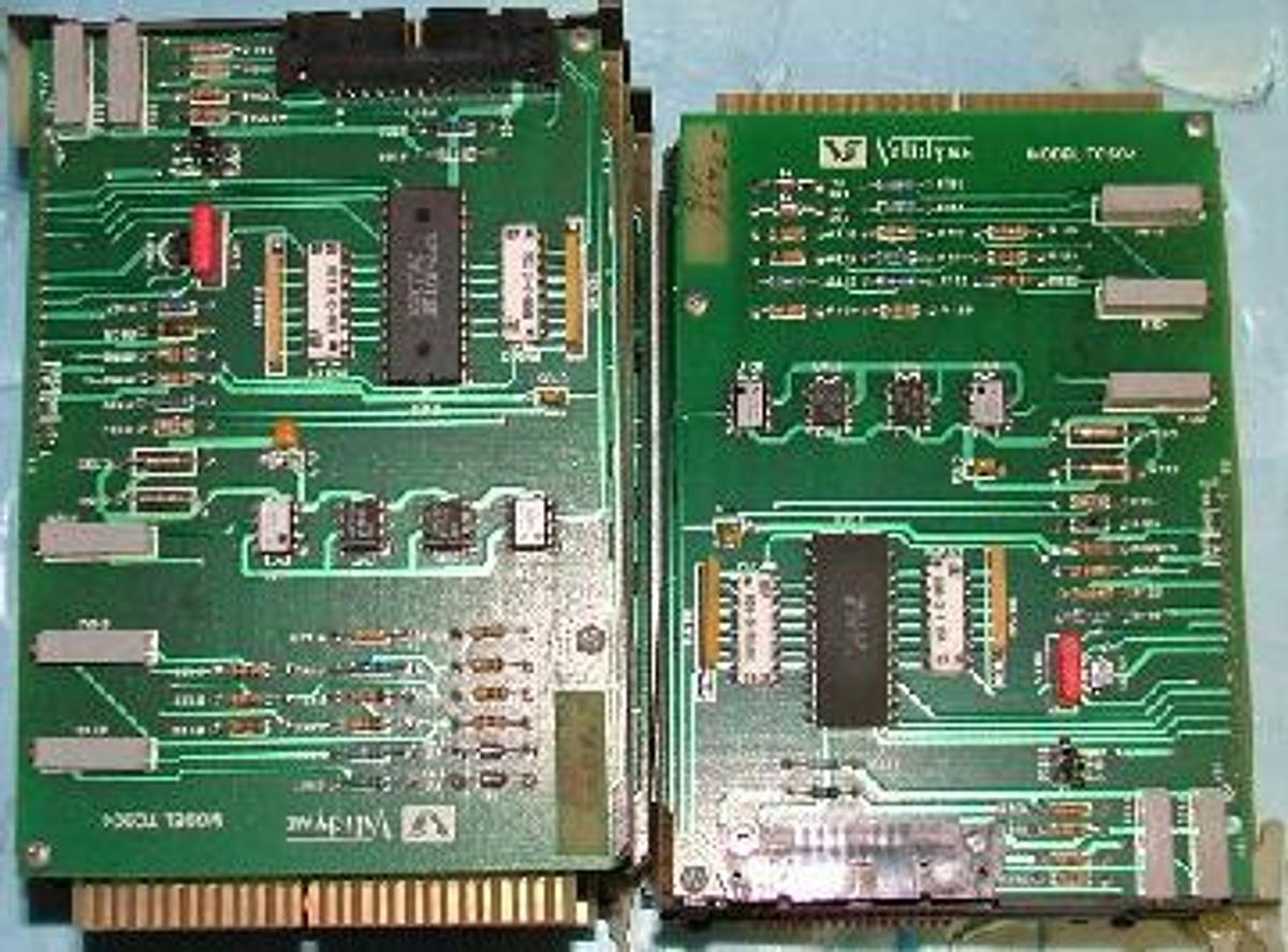 Used VALIDYNE MODEL: TC 504 THERMOCOUPLE CONDITIONER CIRCUIT BOARDS.