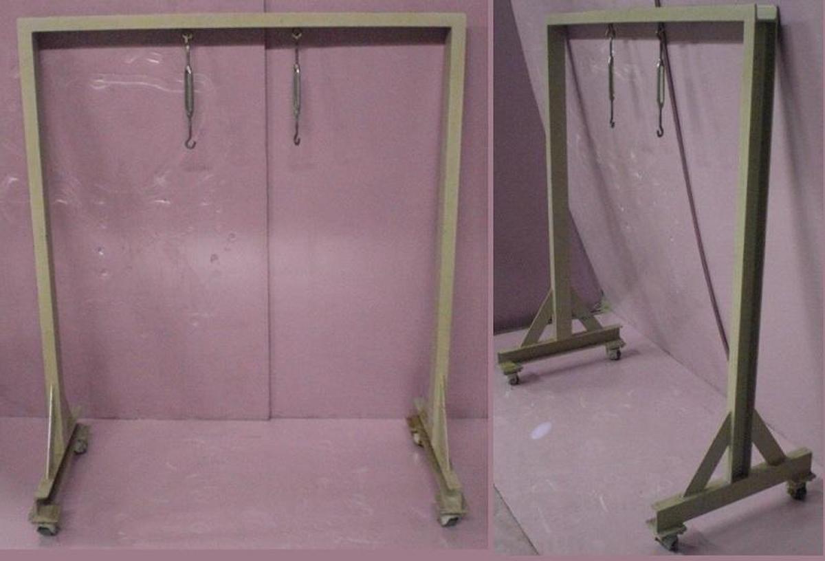 Used HEAVY EQUIPMENT ROLL AROUND OVER HEAD CARRYING RACK 60" TALL 51" WIDE