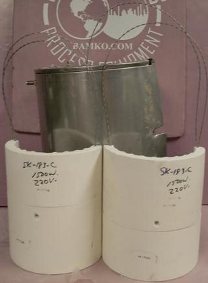 Used QTY. 1. SAINT-GOBAIN CERAMICS & PLASTICS INC REFRACTORY OXIDE SDU ELEMENT 220V 1500W PT# SK-183-C