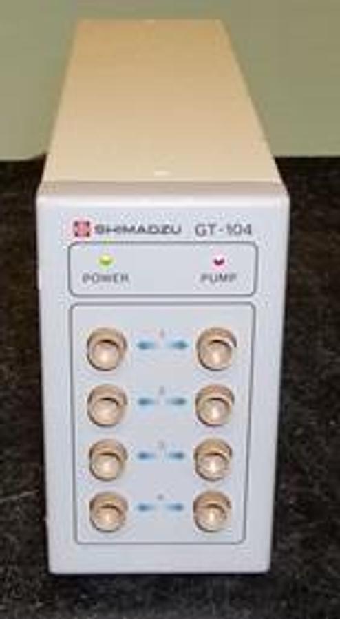Used SHIMADZU GT-104 HPLC DEGASSER GASTORR