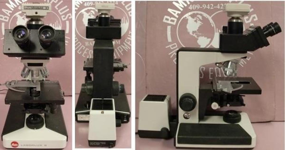 Used LEITZ LABORLUX S GMBH TYPE: 020-505.030 MICROSCOPE