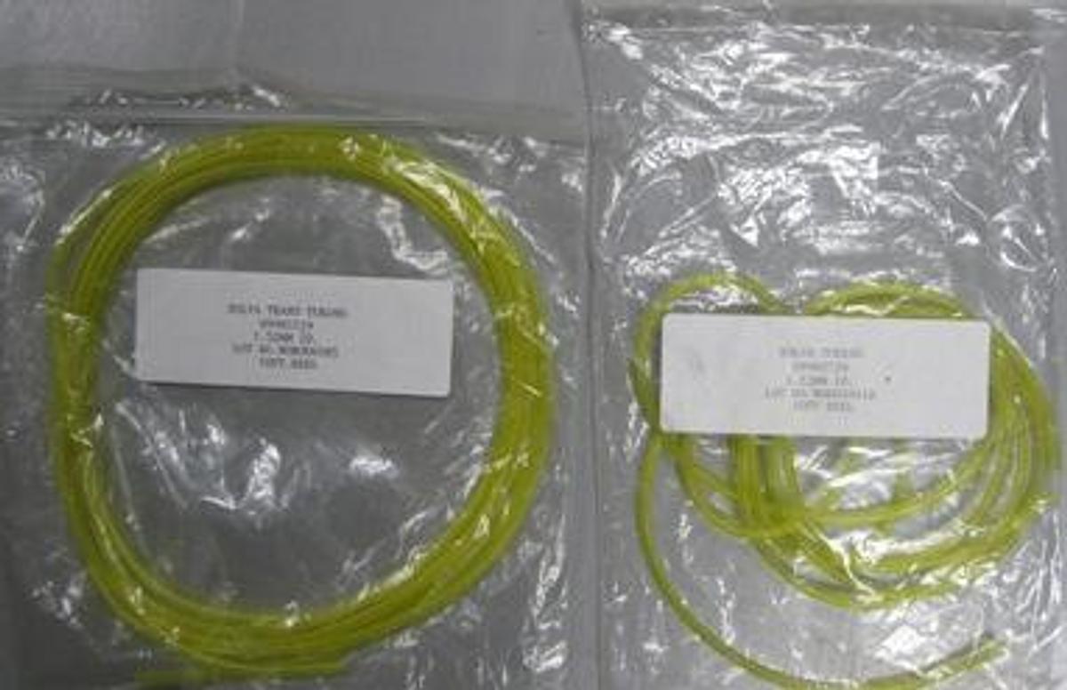 Used QTY. 2. PERKIN ELMER SOLVA TUBING 1.52 MM ID