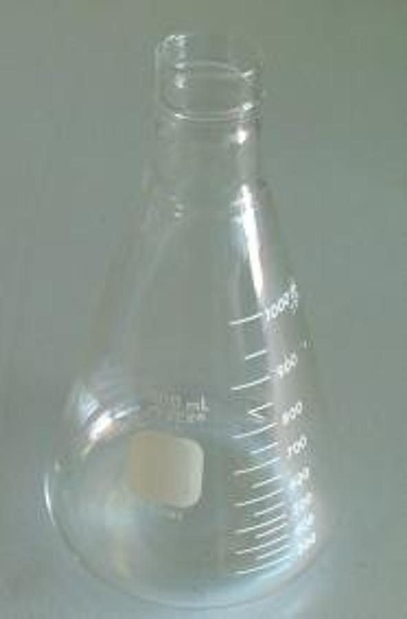 Used PYREX SCREW TOP FLASK 1000 ML PYREX NO. 4985.