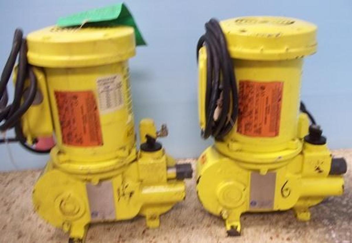 Used MILTON ROY CHEMICAL METERING PUMPS