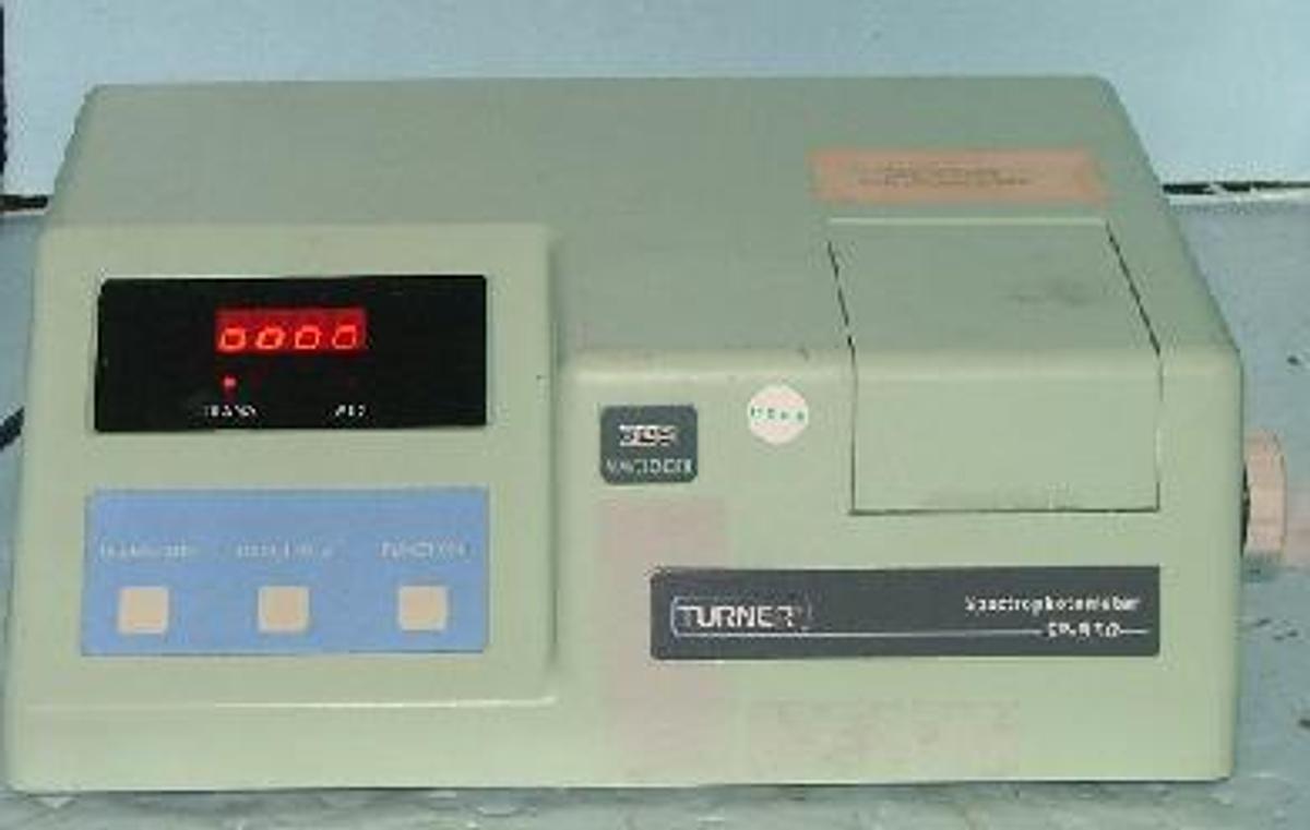 Used QTY. 1. TURNER SPECTROPHOTOMETER