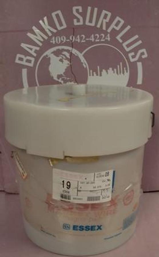 Used ESSEX 4 MAGNET WIRE MAGNA-PAIL HVY GP-200 CU A SX SDT 212E 19 .0358 (19 AWG)