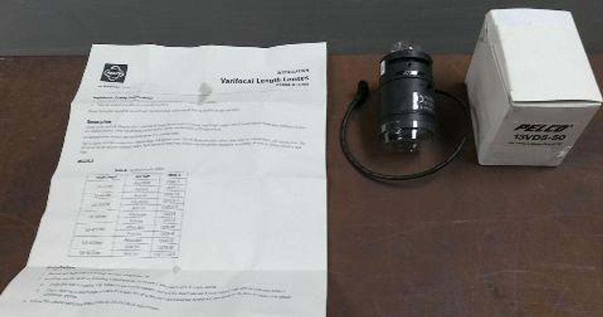 Used PELCO ASPHERICAL LENGTH LENS