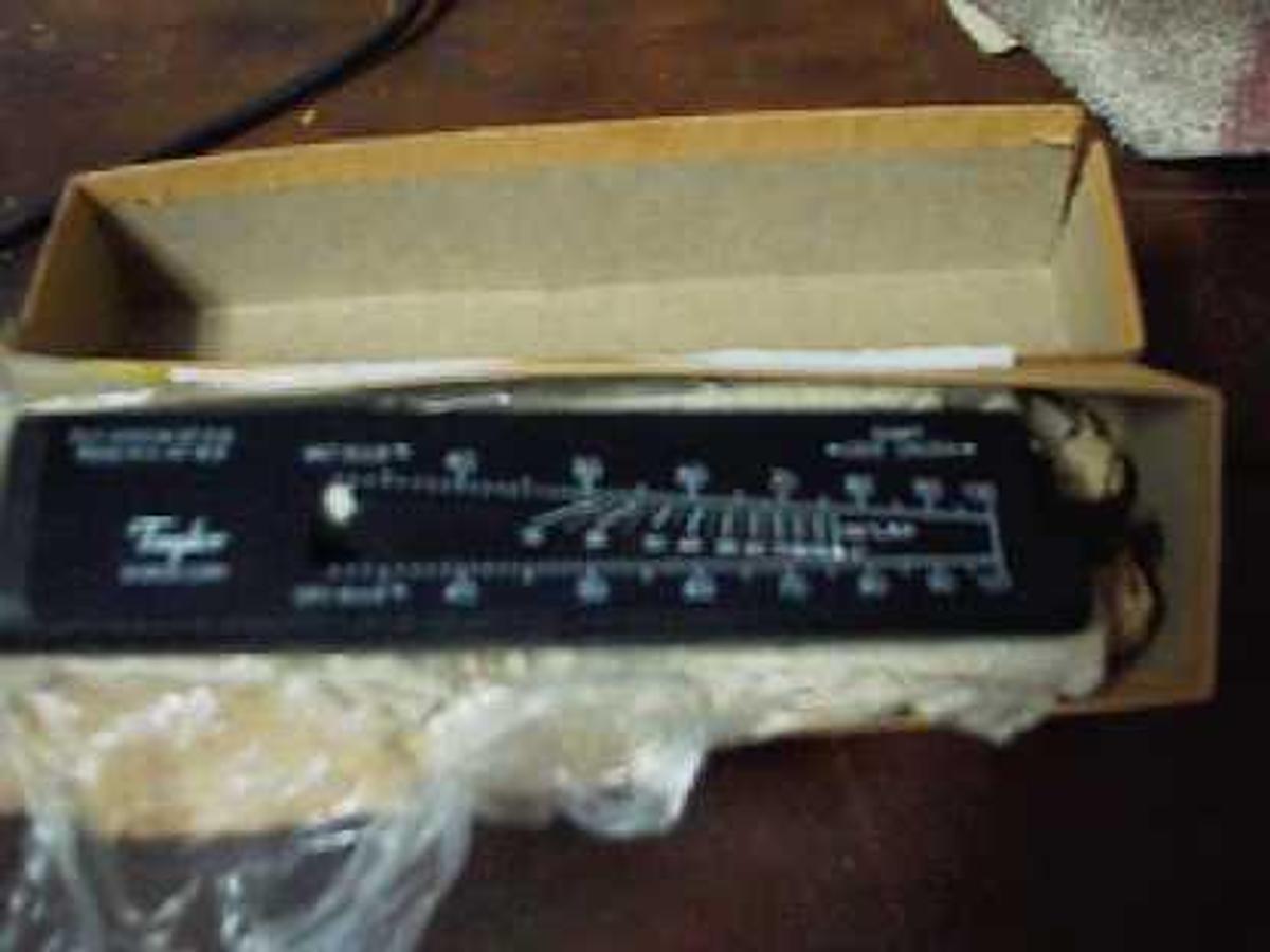 Used QTY. 1. TAYLOR SLING PSYCHROMETER NO: 1330