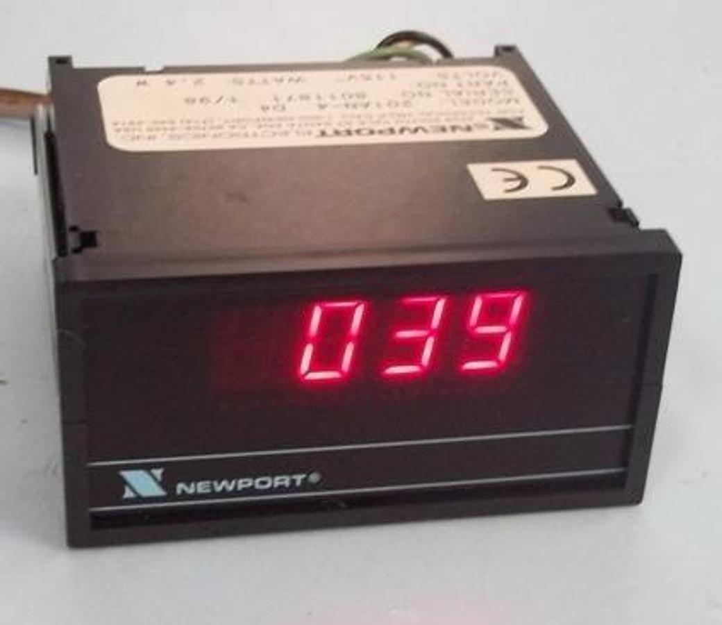 Used NEWPORT DIGITAL METER MODEL: 201AN-4 D4