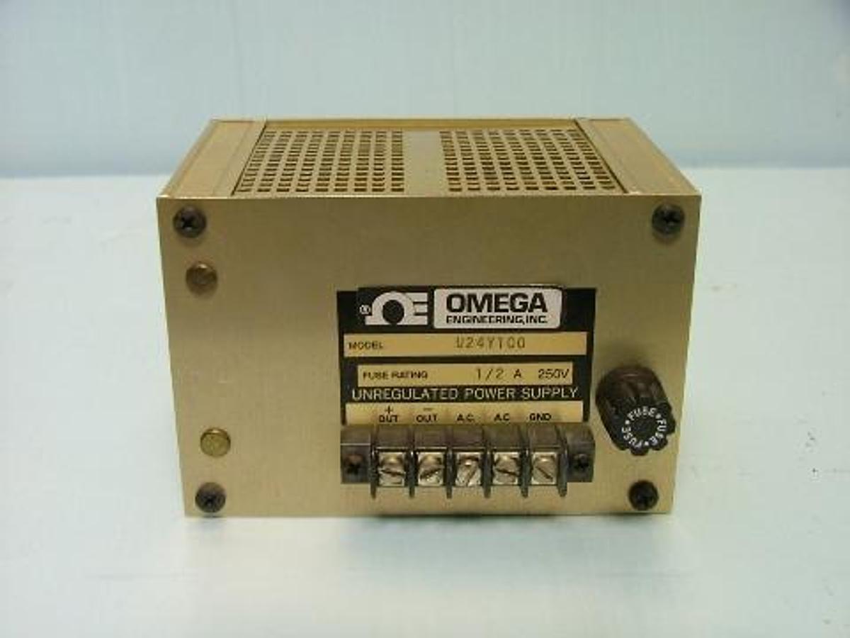 Used OMEGA ENGINEERING INC MODEL U24Y100 UNREGULATED POWER SUPPLY