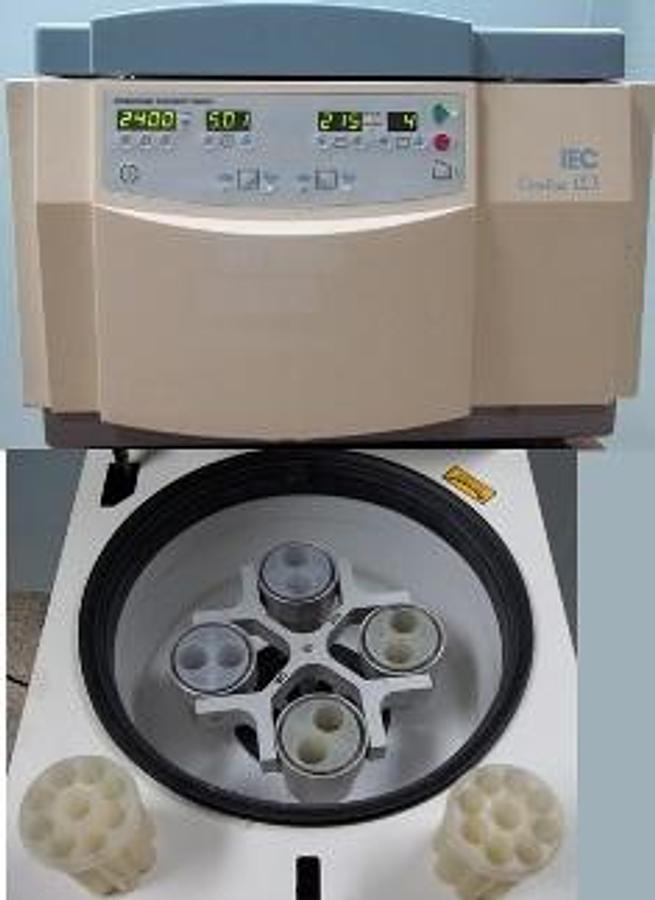 Used QTY. 1. IEC CENTRA CL3 CENTRAFUGE