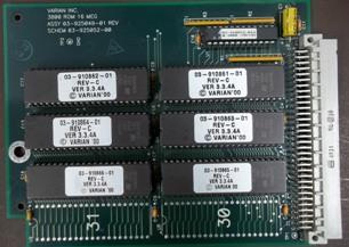 Used QTY. 1. VARIAN CARD