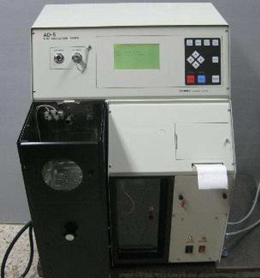Used QTY. 1. TANAKA SCIENTIFIC LIMITED AD-5 AUTO DISTILLATION TESTER ASTM D86
