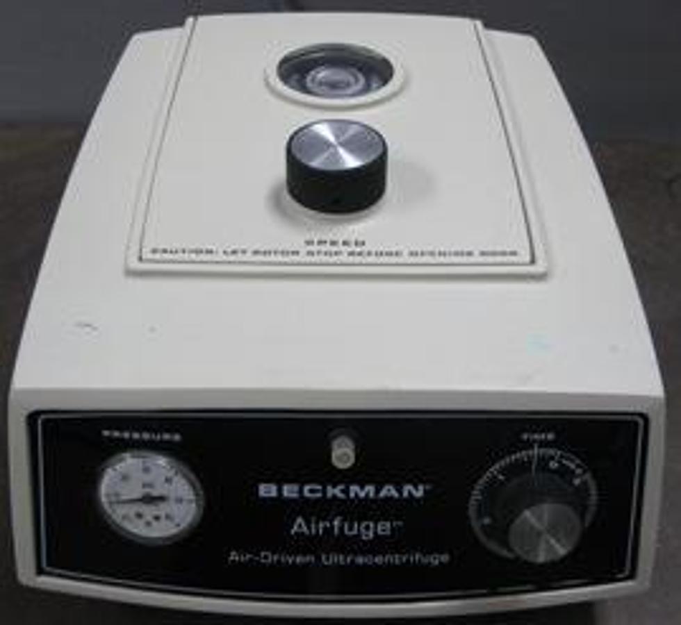 Used BECKMAN AIRFUGE AIR-DRIVEN ULTRACENTRIFUGE