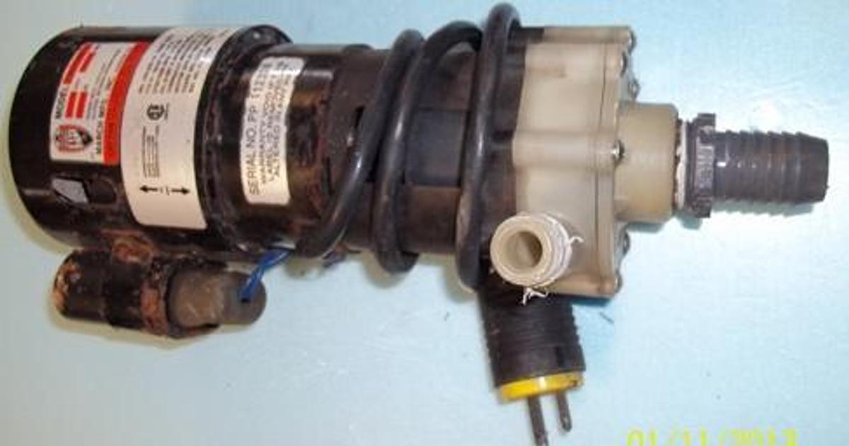 Used MARCH MFG PUMP MODEL BC-4C-MD SER PP112336 NO 145-035-10 CONT DUTY 115V 50/60HZ 1.9A. .