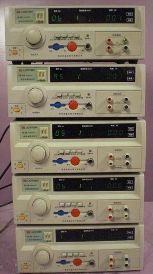 Used LANDTEK LK2678BX LIGHTNING PROTECTION GROUNDING RESISTANCE TESTER DIGITAL INDUSTRIAL HIGH-PRECISION MEASURING INSTRUMENT PROGRAM CONTROL.