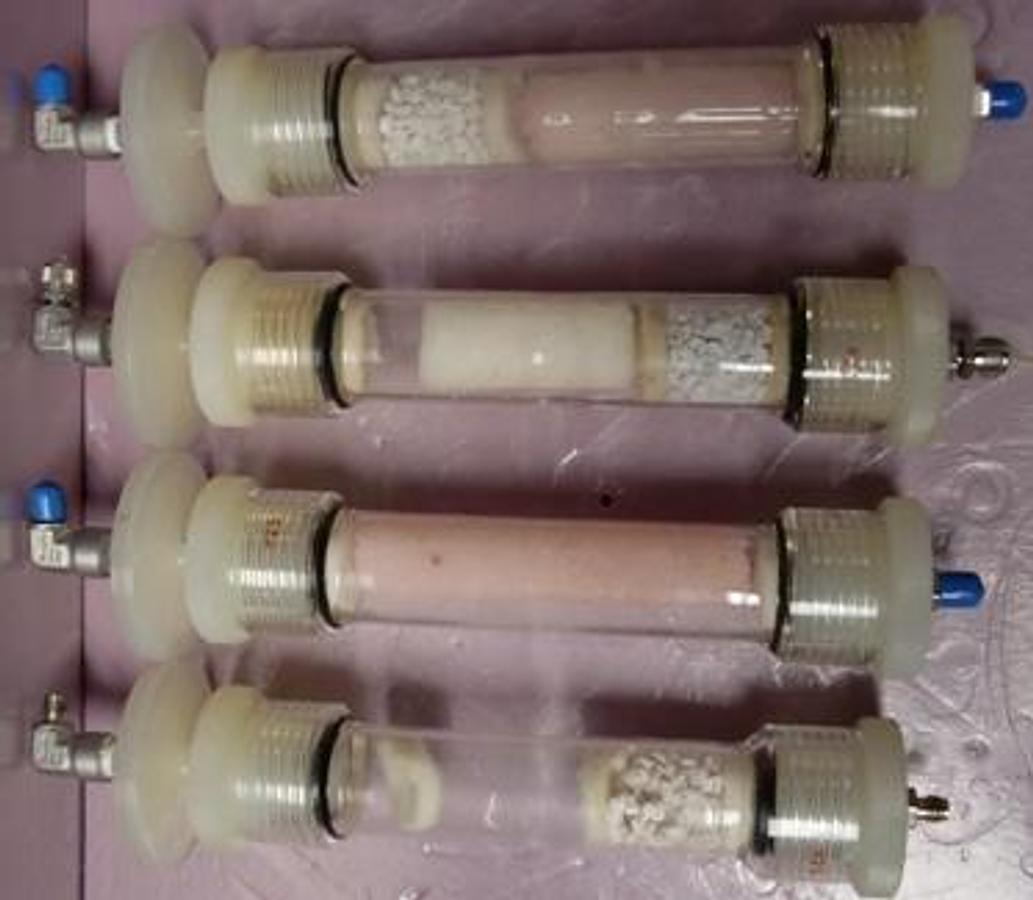 Used QTY. 4. DRYER TUBES 7 1/2" X 1 1/4" NO: 25. FOR COLUMBUS INSTRUMENTS.