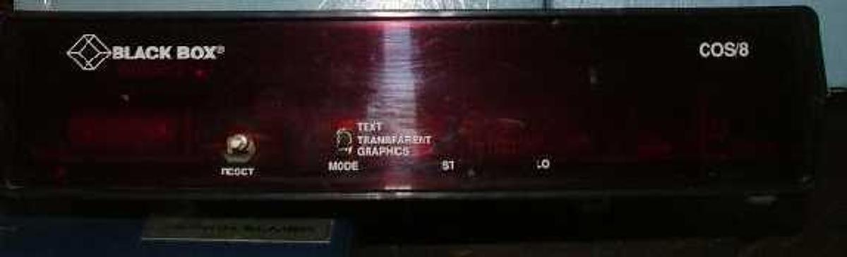 Used BLACK BOX MODEL: SW854