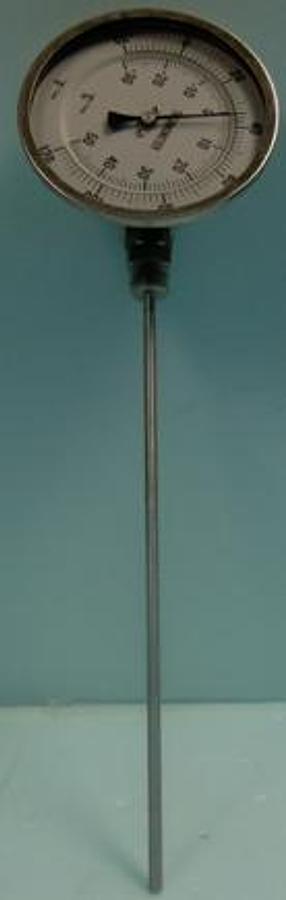 Used SPRING THERMOMETER READING -30 TO 50 DEG. C. -20 TO 120.