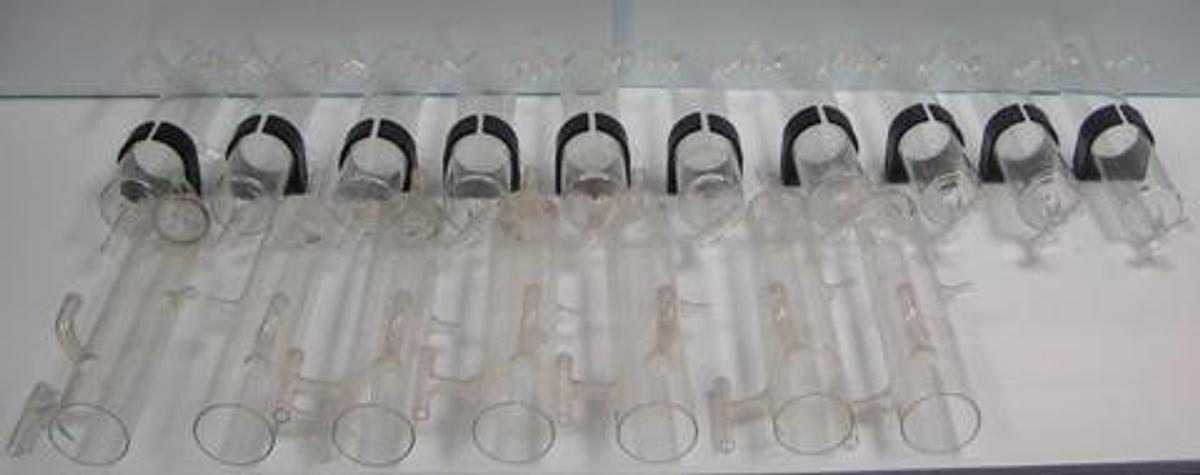 Used SX KINETICS SOLVENT EXTRACTION GLASS COLUMN