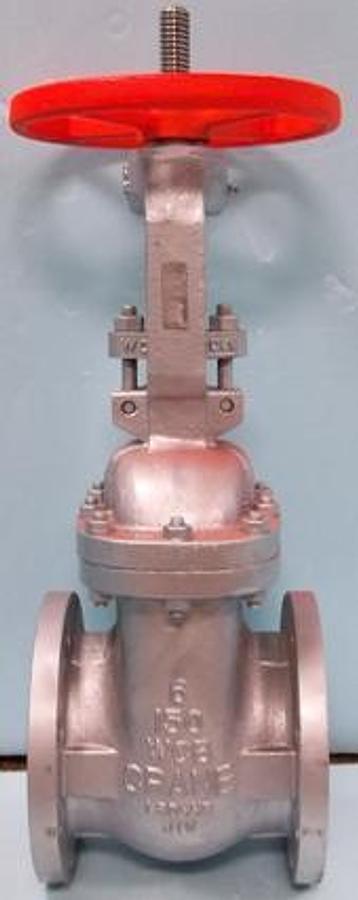 Used CRANE VALVE 6" 150 WCE 180443 J16 WCE 190028 P/N: 477 UFH SIZE: 6" CASS: 150 80 DEG. F. 255 PSI .060 4160747 150284.