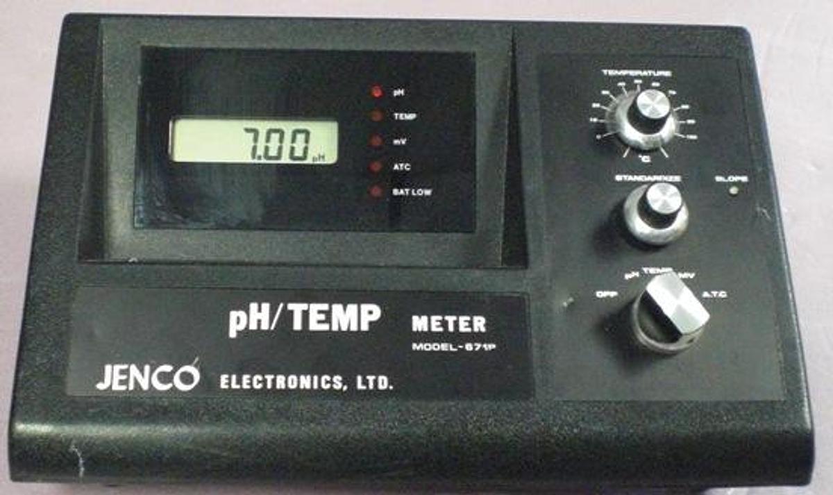 Used QTY. 1. JENCO PH\TEMP METER
