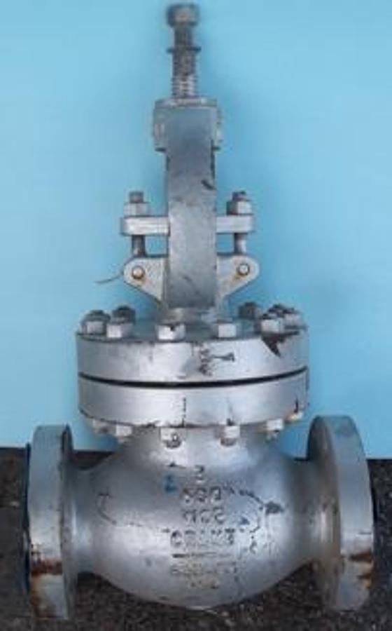 Used CRANE 3" 600 LB FLANGED GLOBE VALVE ASME B16.34/API 600