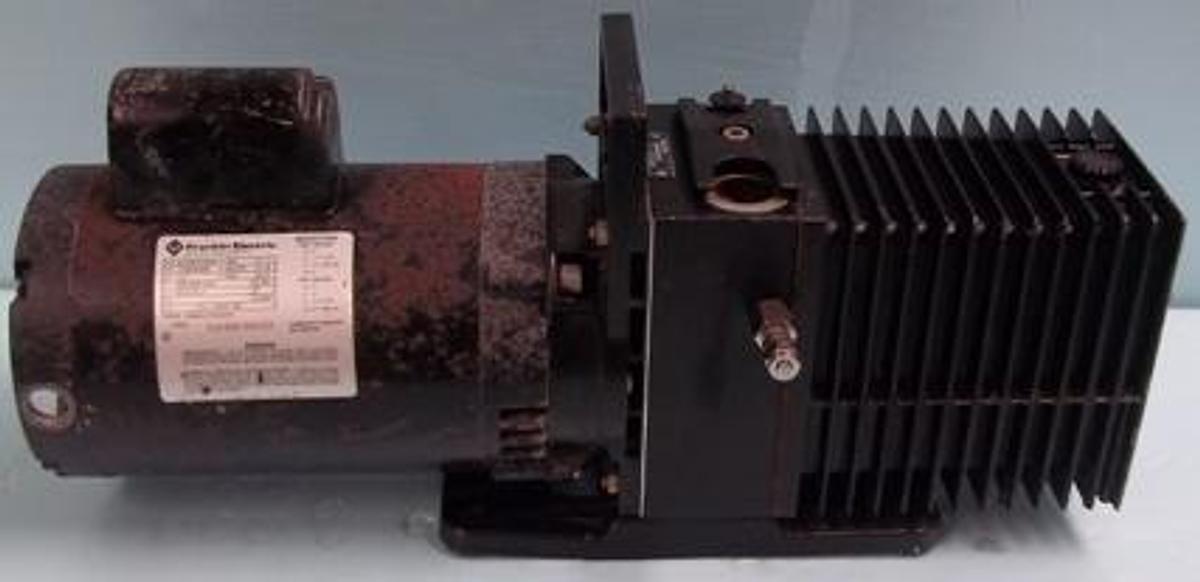 Used QTY. 1. CIT-ALCATEL ANNECY VACUUM PUMP TY: 2012A MADE IN FRANCE NO.: 108209 WITH FRANKLIN ELECTRIC MOTOR MODEL NO.: 1091045400 HP: 3