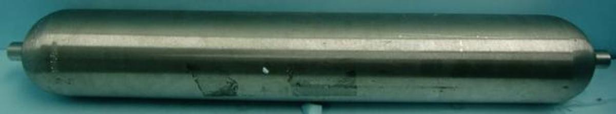 Used SWAGELOK SAMPLE CYLINDER 1 GALLON PRESSURE BOMB D.O.T-3A1800 304L-HDF4-1GAL.