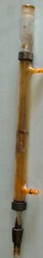 Used QTY. 1. PYREX CONDENSER 10" LONG 1" OD WITH DETACHABLE CONDENSERS