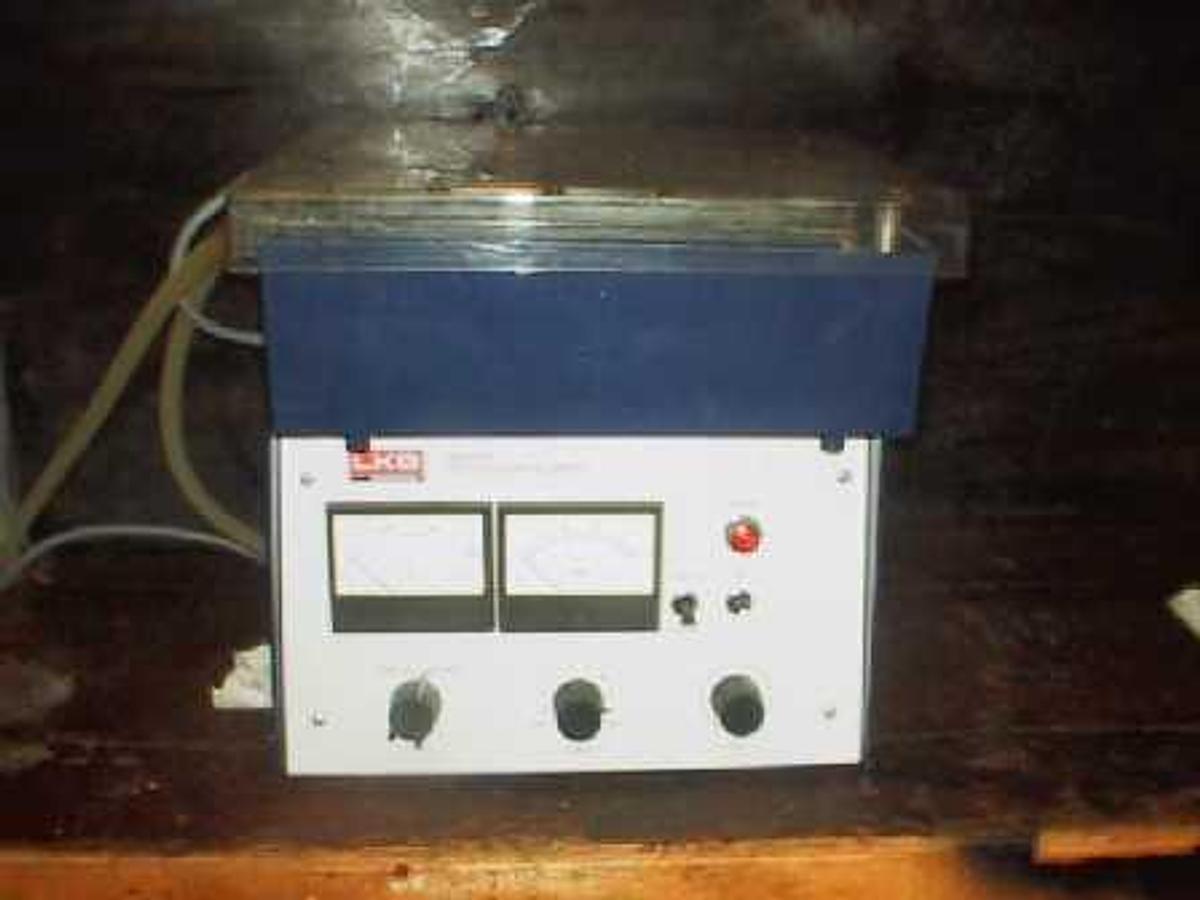 Used L K B BROMMA 337IE D.C. POWER SUPPLY WITH LKB BROMMA 2117 MULTIPHOR. .