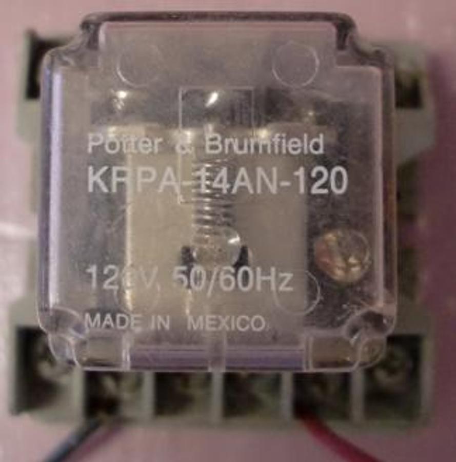 Used RELAY POTTER & BRUMFIELD KRPA-14AN-120