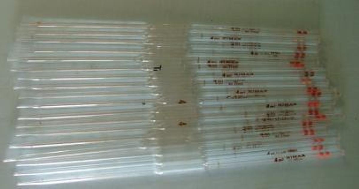 Used GLASS PIPETTES 4ML